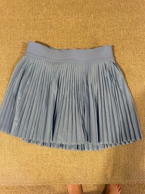 lululemon athletica Light Blue Pleated Skater Skirt